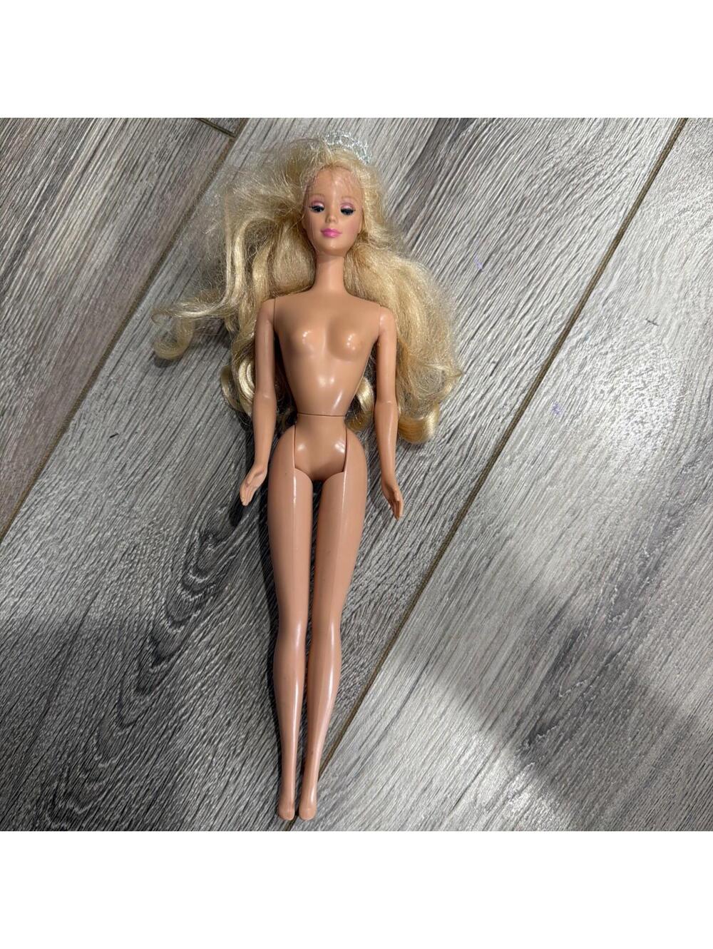 Barbie Sleeping Beauty Doll Vintage 1991 Eyes Open And Close Nude Bend Knees
